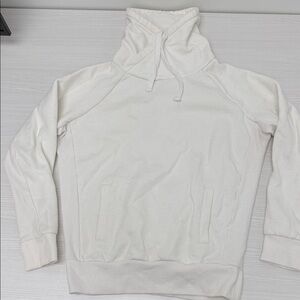 Prana White Hoodie Sweatshirt